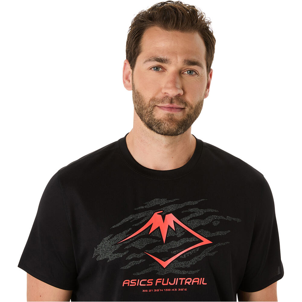 Asics camisetas trail running manga corta hombre FUJITRAIL LOGO SS TOP 03
