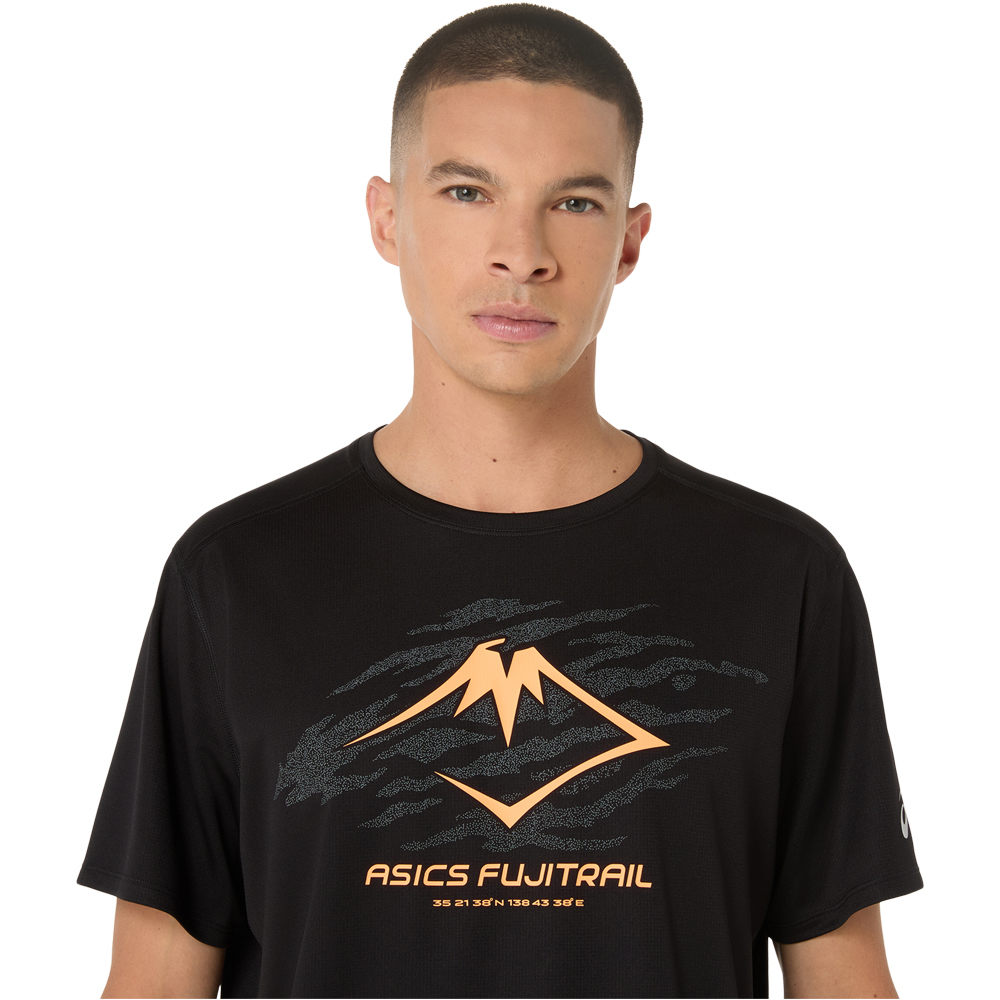 Asics camisetas trail running manga corta hombre FUJITRAIL LOGO SS TOP 03