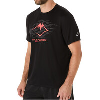 Asics camisetas trail running manga corta hombre FUJITRAIL LOGO SS TOP vista detalle