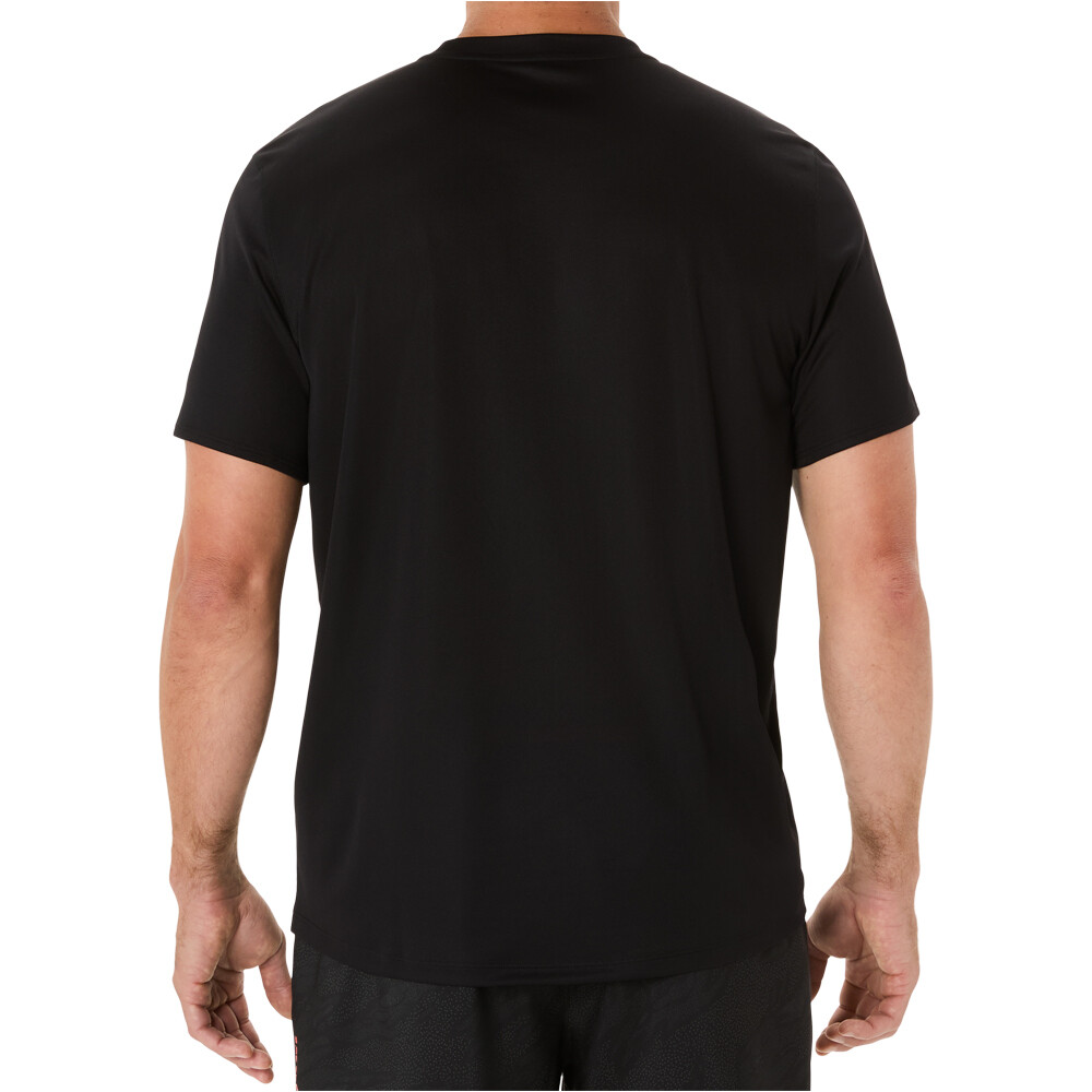 Asics camisetas trail running manga corta hombre FUJITRAIL LOGO SS TOP vista trasera