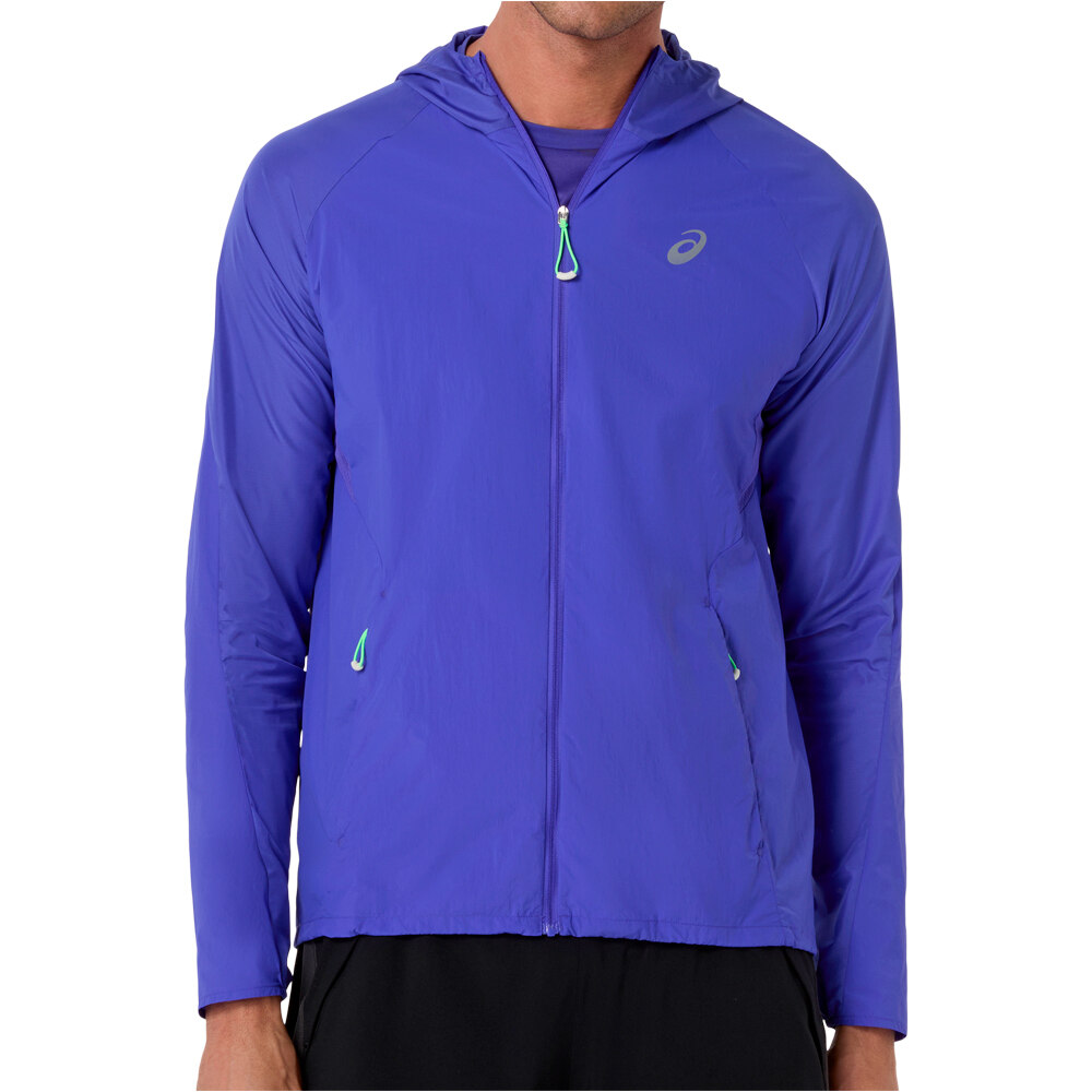 Asics CHAQUETA RUNNING HOMBRE ROAD PACKABLE JACKET vista frontal