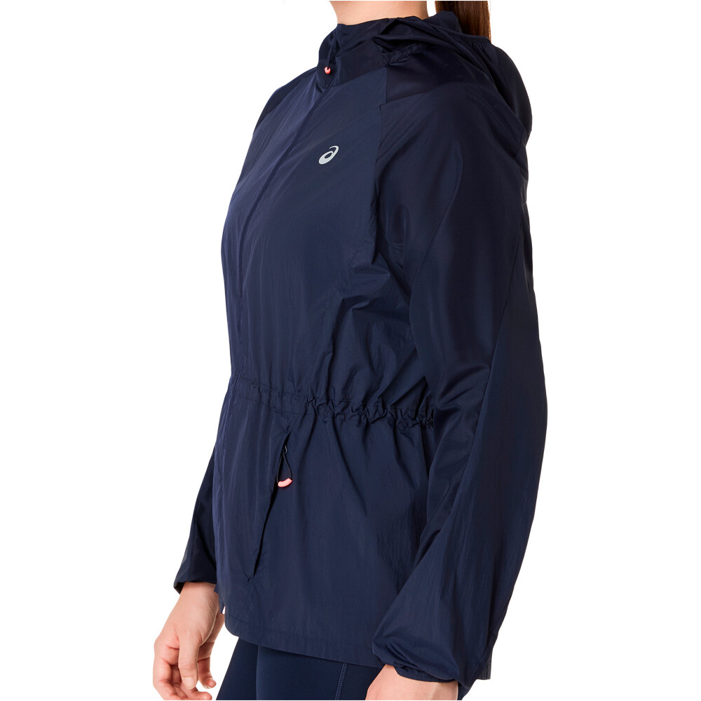 Asics CHAQUETA RUNNING MUJER ROAD PACKABLE JACKET vista detalle