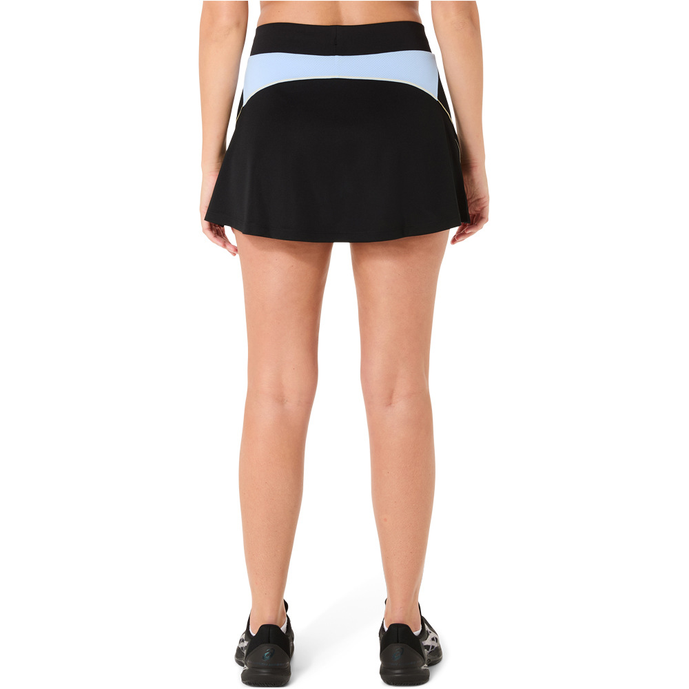 Asics falda tenis PADEL COURT SKIRT NE vista trasera