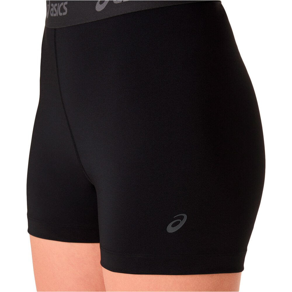 Asics malla corta running mujer ESSENTIAL ASICS LOGO 3IN TIGHT 03