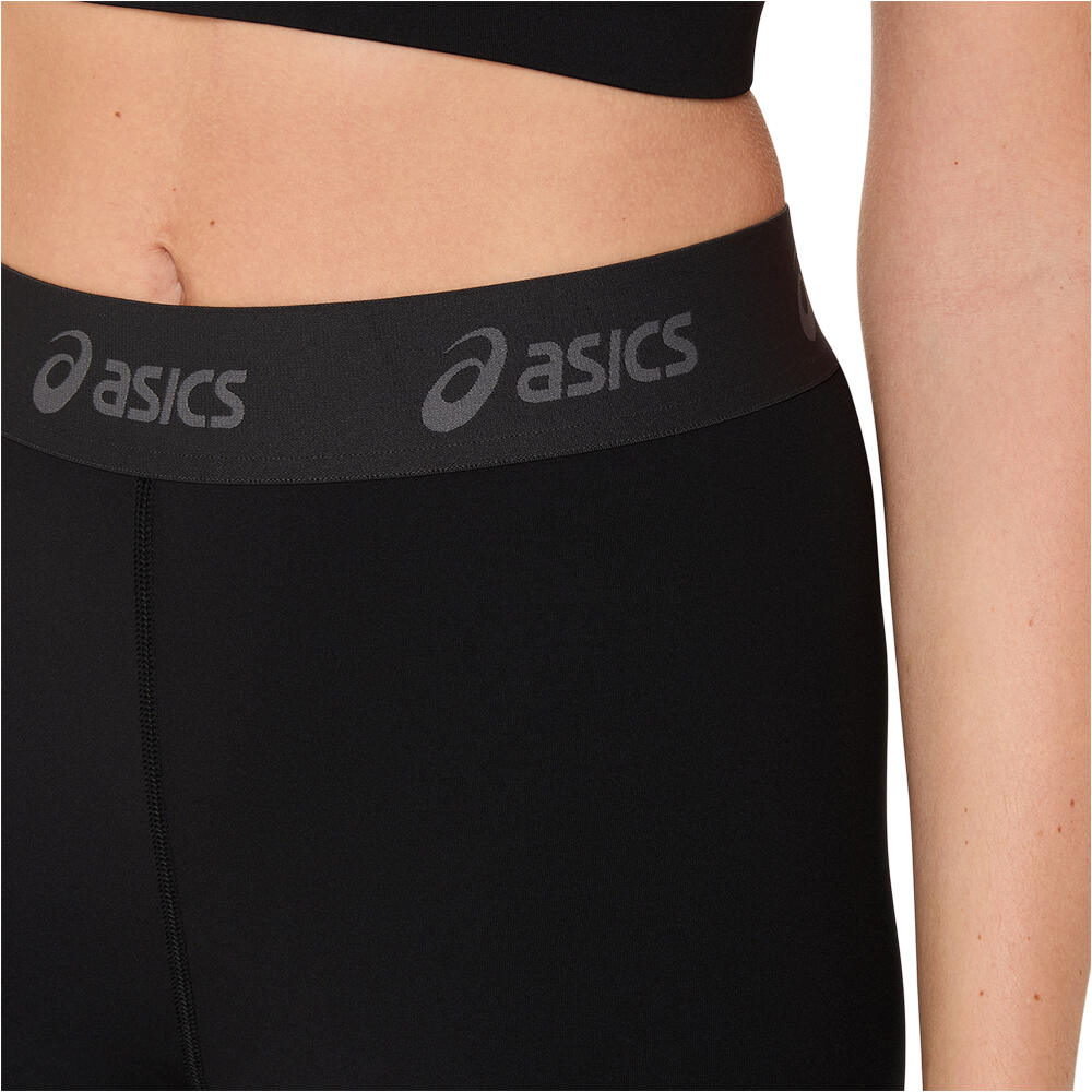 Asics malla corta running mujer ESSENTIAL ASICS LOGO 3IN TIGHT 04