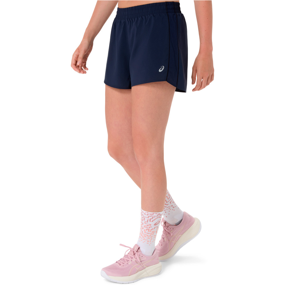 Asics pantalón running mujer ASICS CORE 4IN SHORT vista detalle