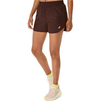 Asics pantalón running mujer NAGINO RUN ADJUSTABLE 4IN  SHORT vista frontal
