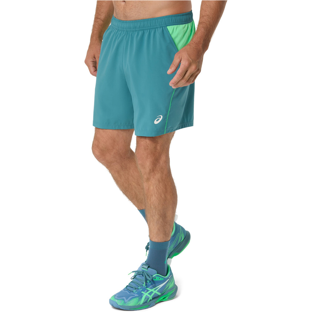 Asics pantalón tenis hombre PADEL COURT 7IN SHORT vista detalle