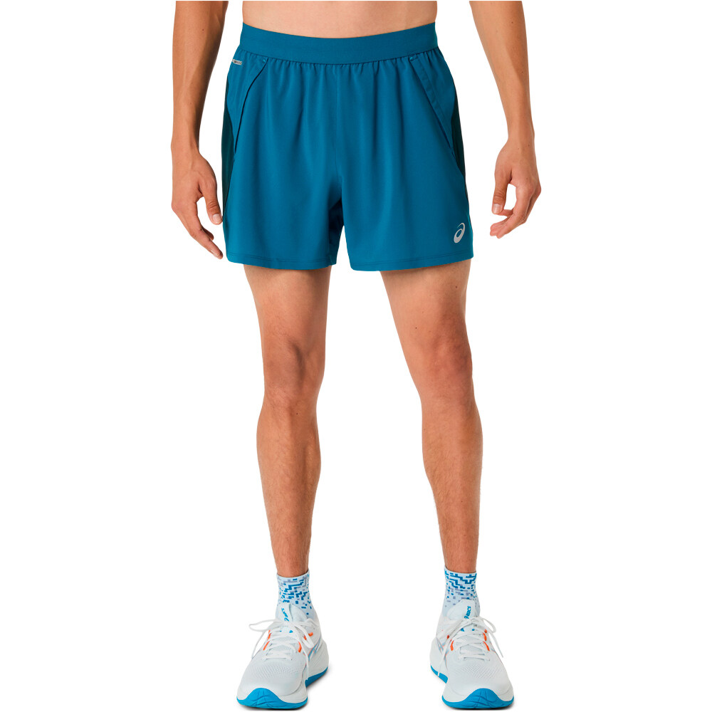 Asics pantaloneta técnica hombre ROAD 5IN SHORT vista frontal