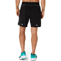 Asics pantaloneta técnica hombre ROAD 7IN SHORT vista trasera