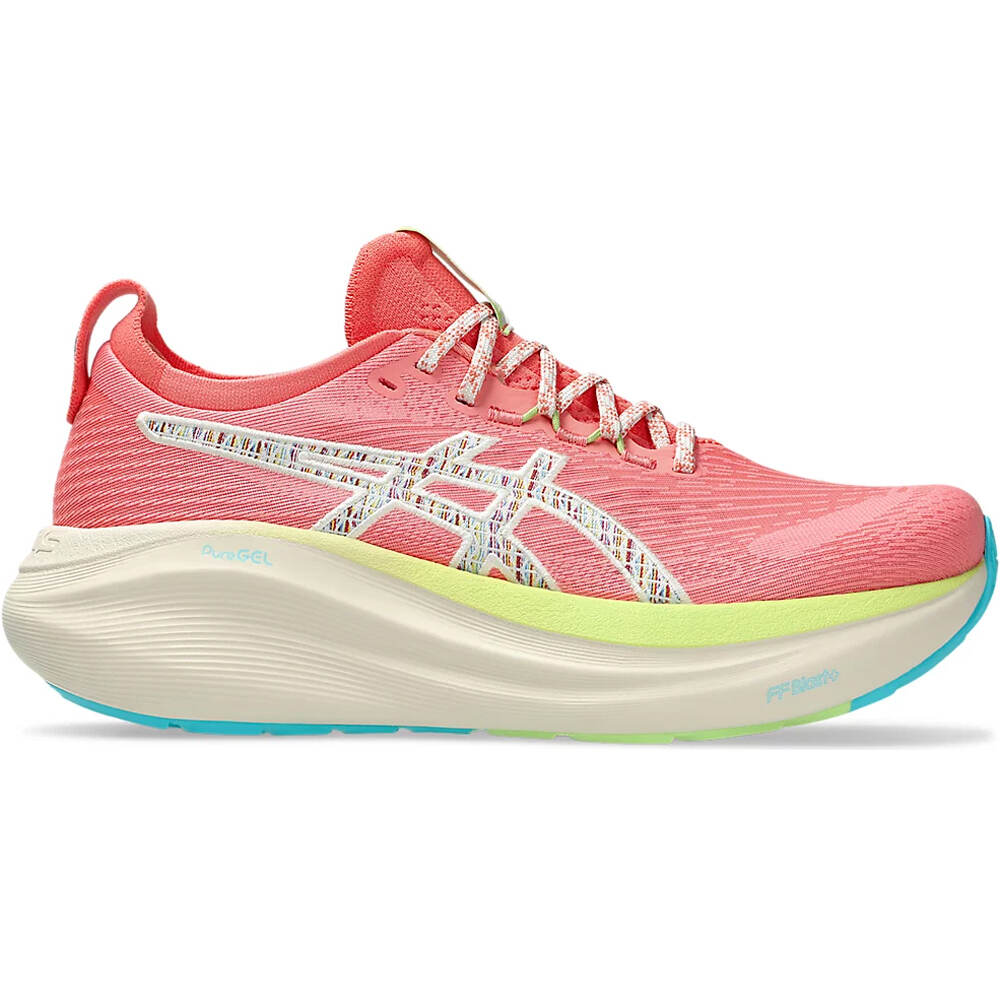 Asics zapatilla running mujer GEL-NIMBUS 27 TR lateral exterior