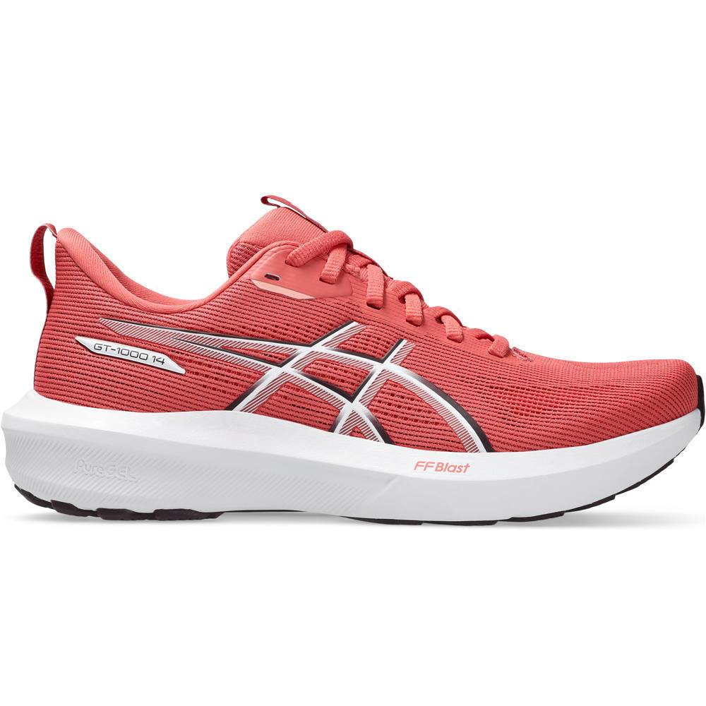 Asics zapatilla running mujer GT-1000 14 W lateral exterior
