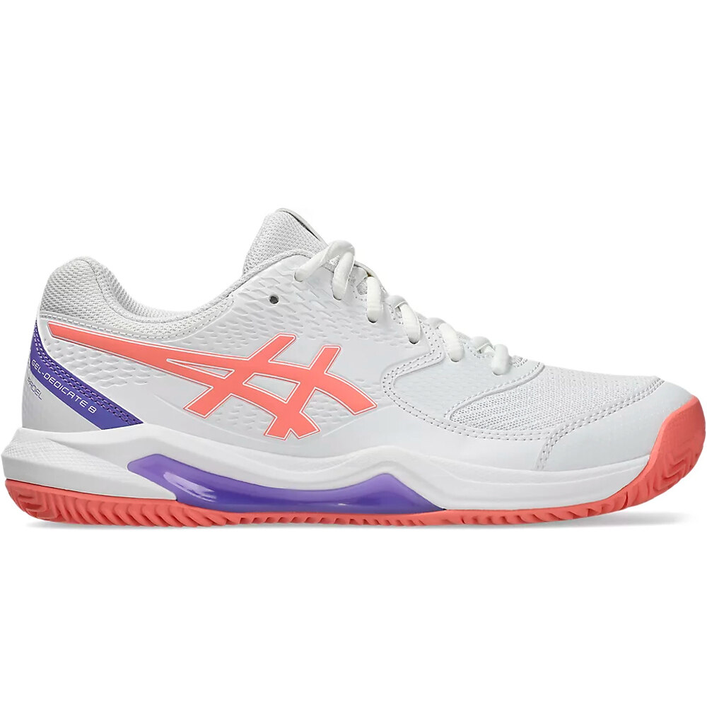Asics Zapatillas Padel Mujer GEL-DEDICATE 8 PADEL BLNA lateral exterior