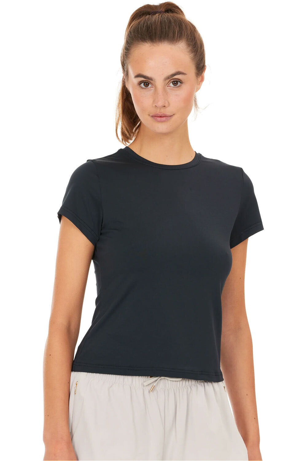 Athlecia camisetas fitness mujer Almi W S/S Tee vista frontal