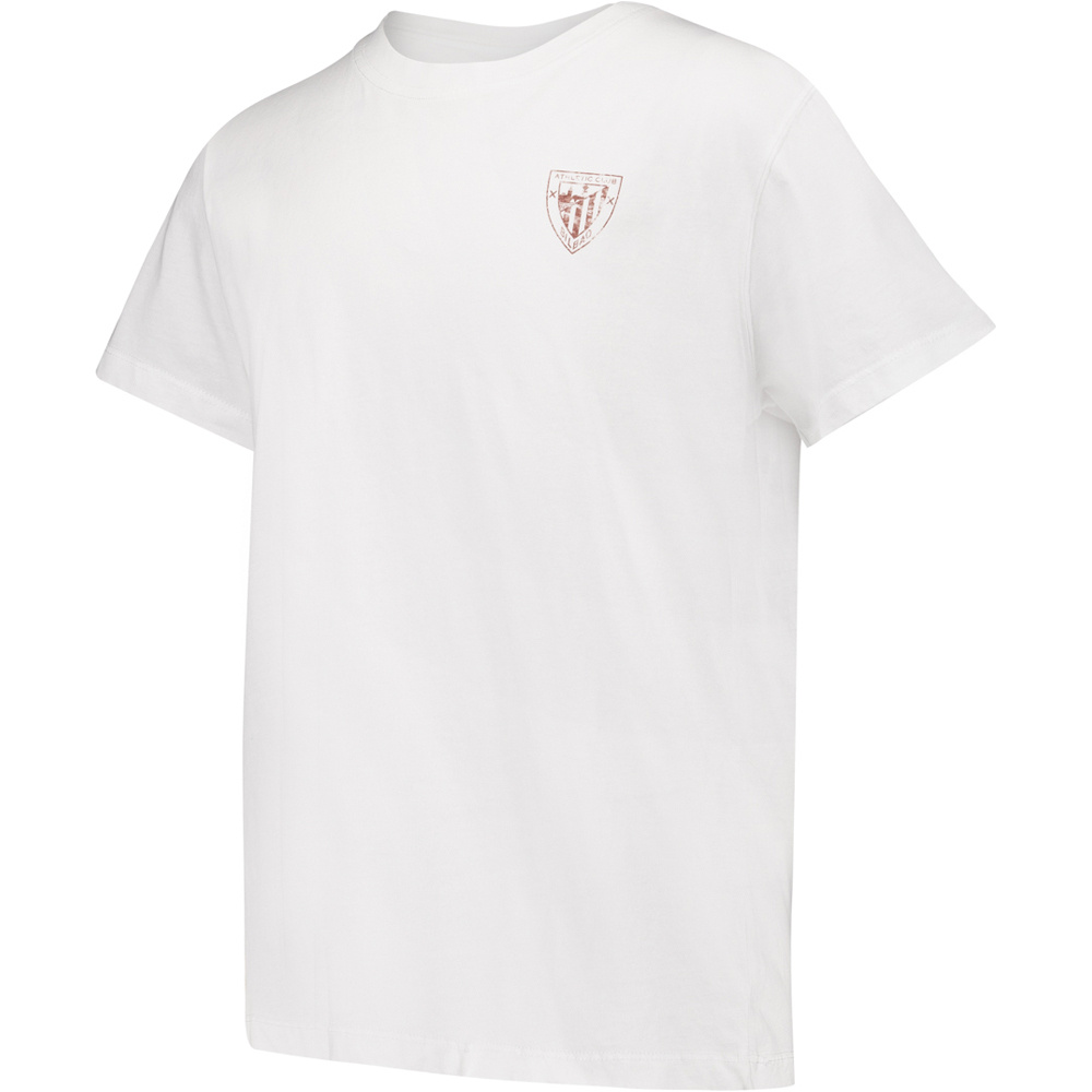 Athletic Club camiseta entrenamiento niño CAMISETA M/C JR. RETRO ESCUDO BL vista frontal