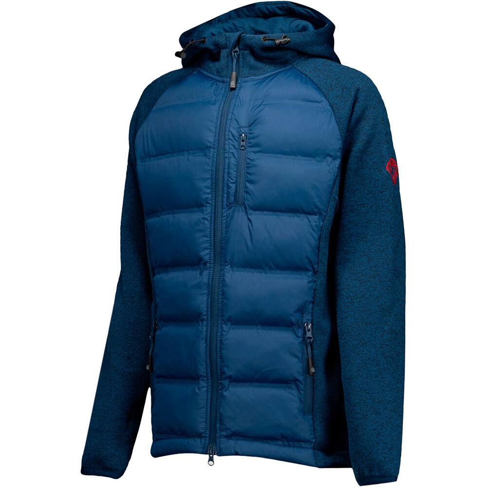 Athletic Club chubasquero y chaquetones entrenamiento fútbol niño CHAQUETA CAPUCHA JR BLO vista frontal