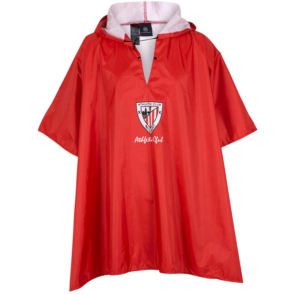 Athletic Club chubasqueros y chaquetones entrenamiento fútbol PONCHO MAYORES vista frontal