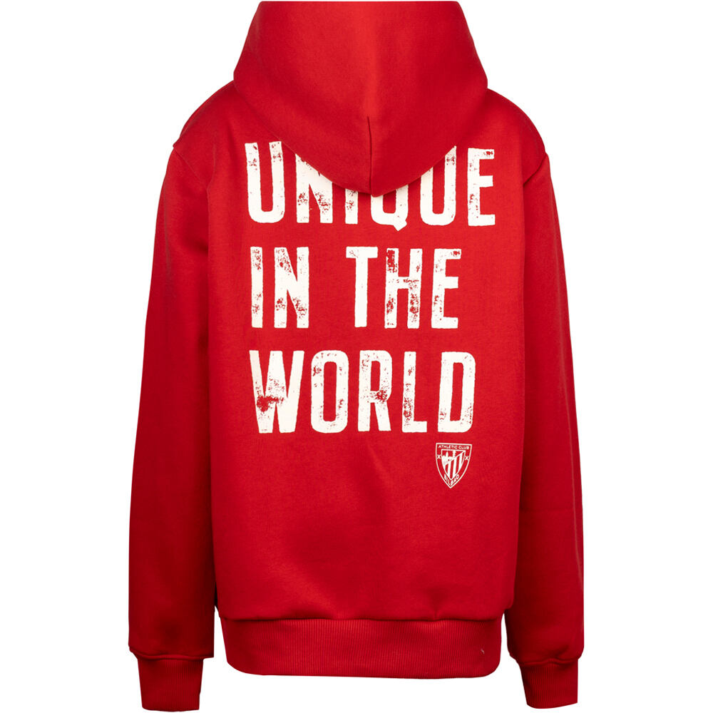 Athletic Club sudadera entrenamiento fútbol niño SUDADERA JR UNIQUE TEXT vista trasera