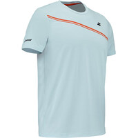 Babolat camiseta tenis manga corta hombre Play Crew Neck Tee Men AZNA vista detalle