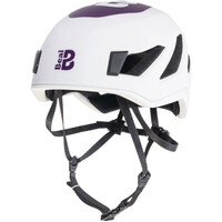 Beal casco escalada INDY BICOLOR WHITE AND PURPLE vista frontal