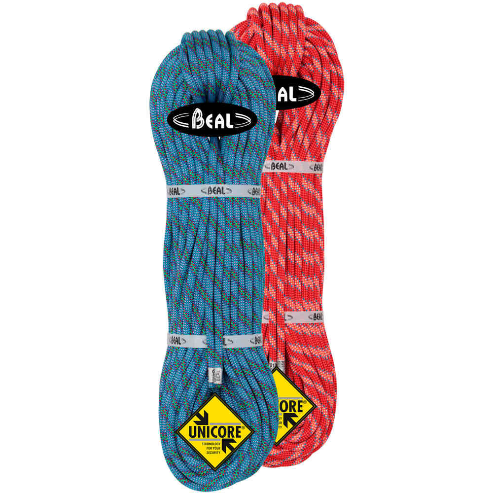 Beal cuerda escalada COBRA II 8.6MM 2x60M vista frontal