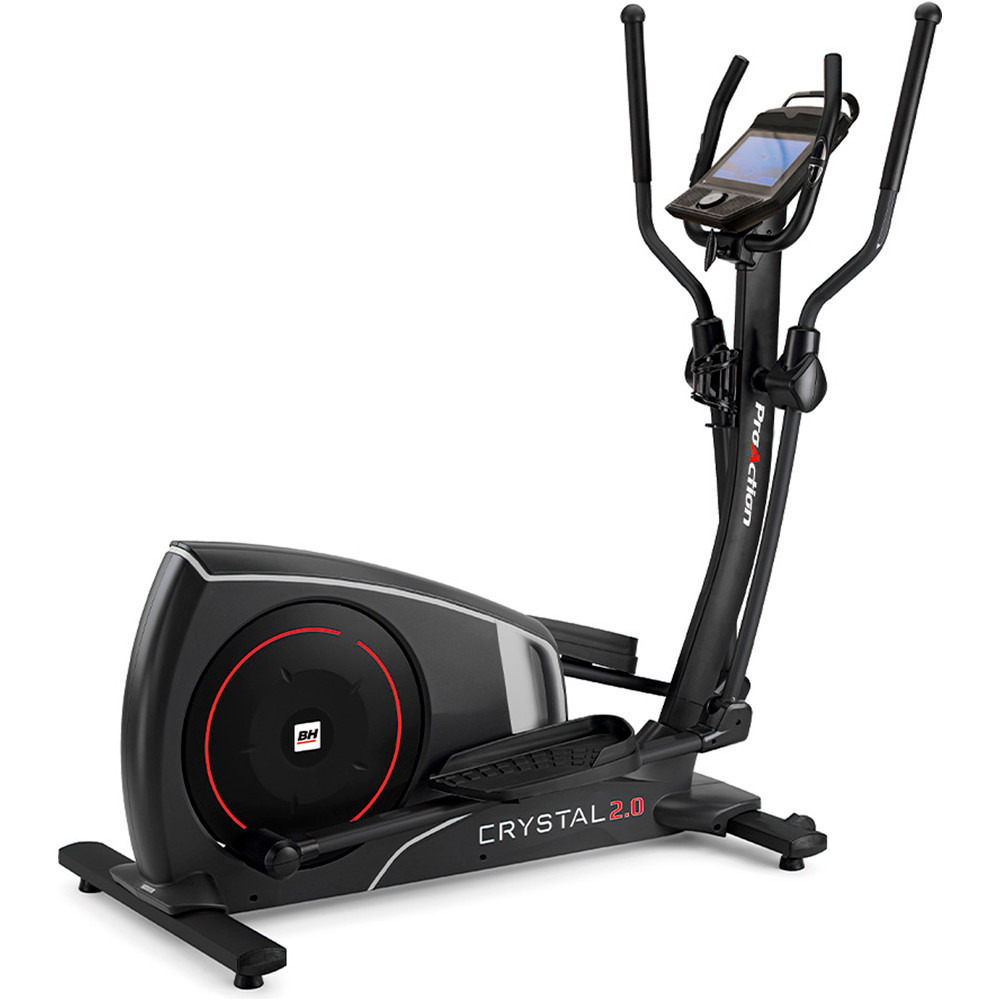 Bh máquina elíptica CRYSTAL 2.0 MULTIMEDIA vista frontal