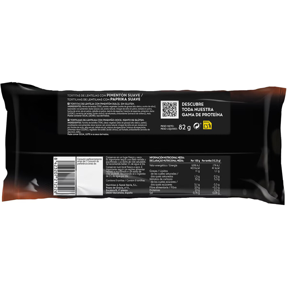 Bicentury Aperitivos/Snacks Pro Tortita Pimenton Suave 01