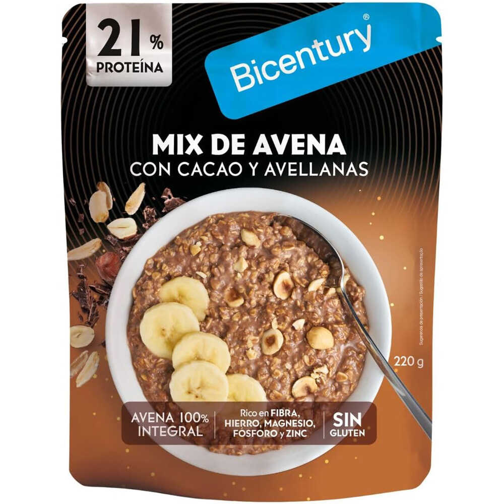 Bicentury Avena Mix Avena Cacao Avellanas S/G rts6 vista frontal