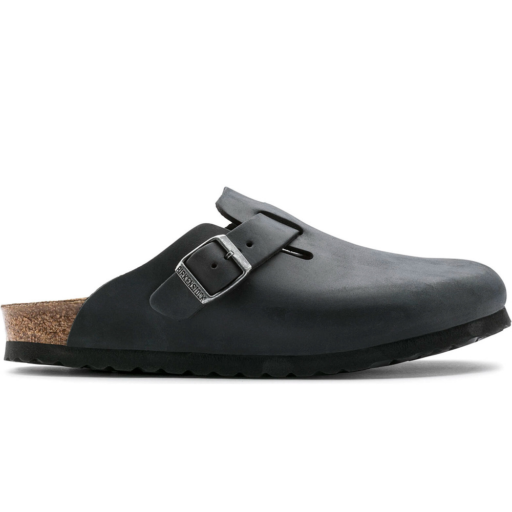 Birkenstock zueco mujer Boston LEOI lateral exterior