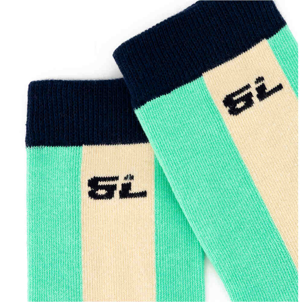 Black Limba calcetines yoga Row vista trasera