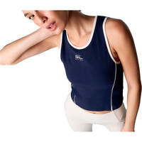 Black Limba camiseta tirantes fitness mujer Pureflex vista detalle