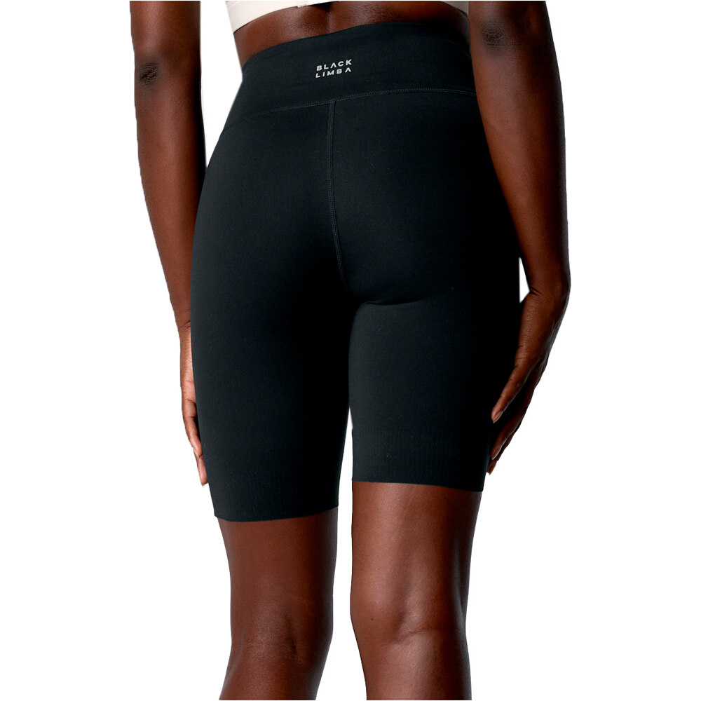 Black Limba pantalones y mallas cortas fitness mujer Lorin vista trasera