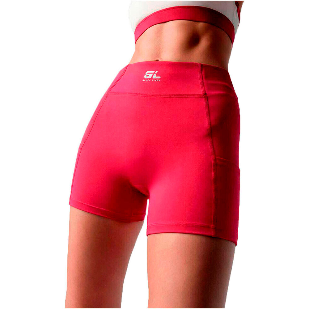 Black Limba pantalones y mallas cortas fitness mujer Mini short deportivo Sand vista frontal