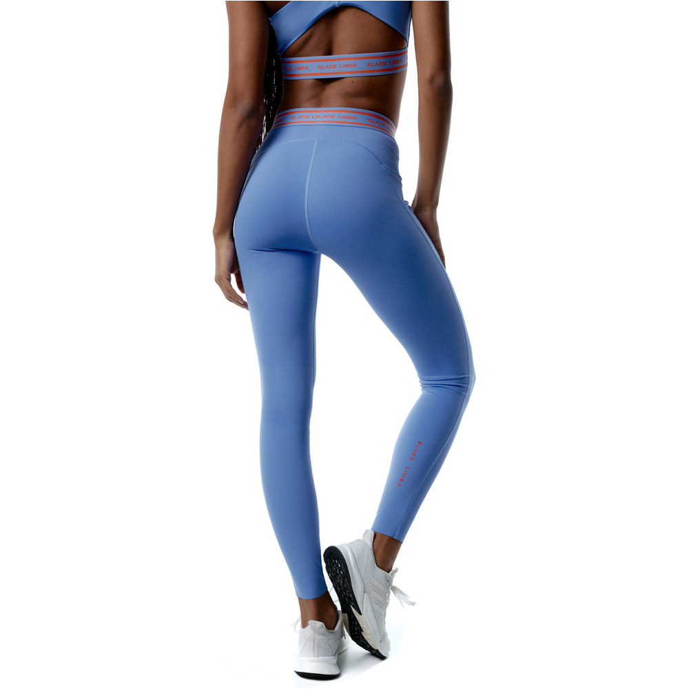 Black Limba pantalones y mallas largas fitness mujer EraFlex vista trasera