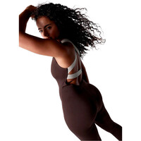 Black Limba pantalones y mallas largas fitness mujer Leap vista trasera