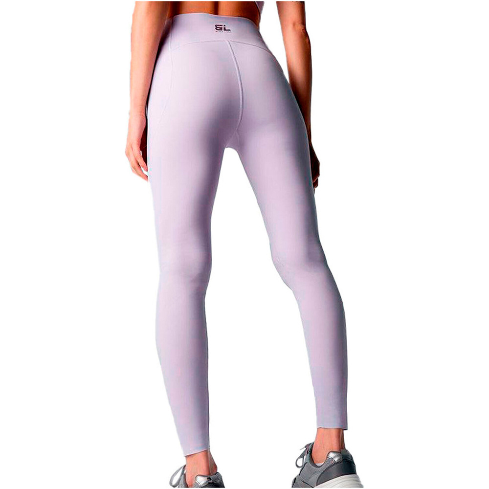 Black Limba pantalones y mallas largas fitness mujer Legging deportivo Becca vista trasera