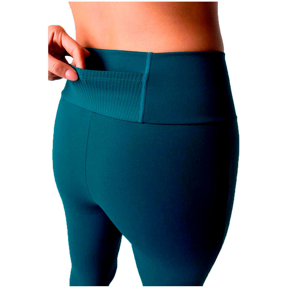 Black Limba pantalones y mallas largas fitness mujer Legging deportivo Tempo vista trasera