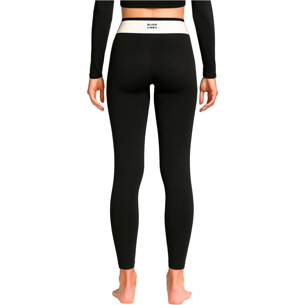 Black Limba pantalones y mallas largas fitness mujer Pyra vista trasera
