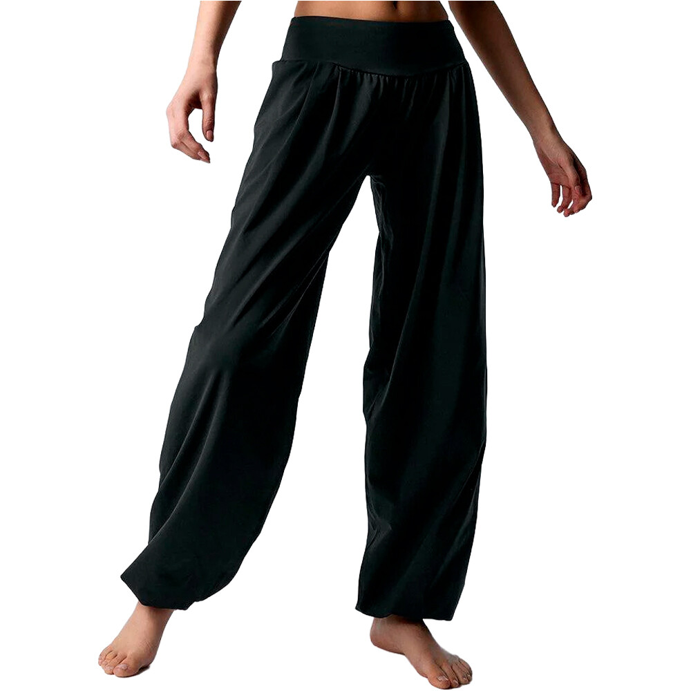 Black Limba pantalones y mallas largas fitness mujer Rus vista frontal