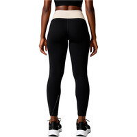 Black Limba pantalones y mallas largas fitness mujer Torque Line vista trasera