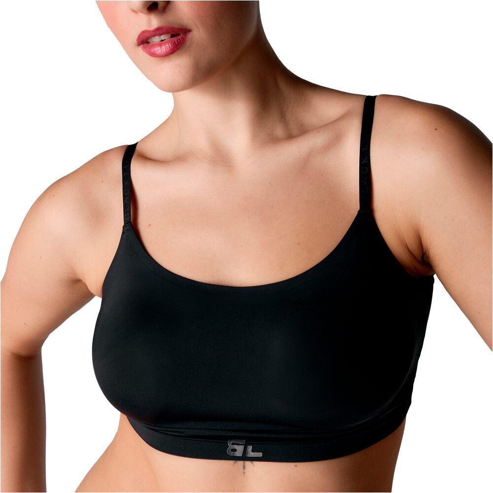 Black Limba sujetadores deportivos Karol vista frontal