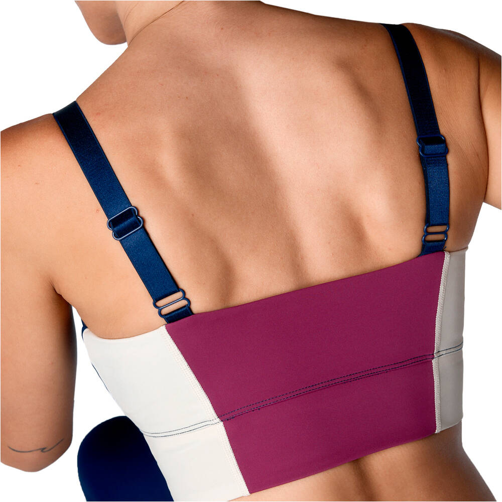 Black Limba sujetadores deportivos Pace Line vista trasera