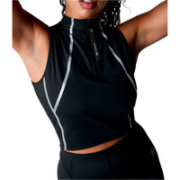 Black Limba sujetadores deportivos Race vista frontal