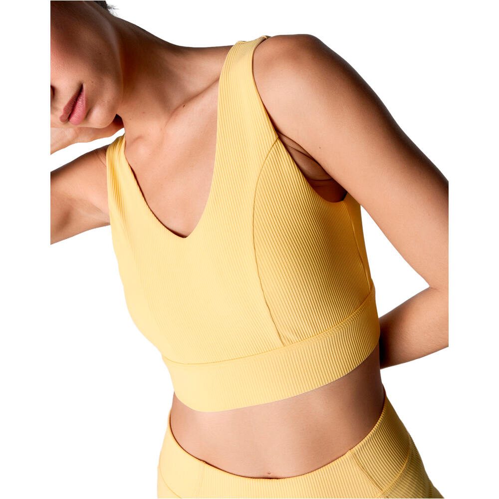 Black Limba sujetadores deportivos Riva vista frontal