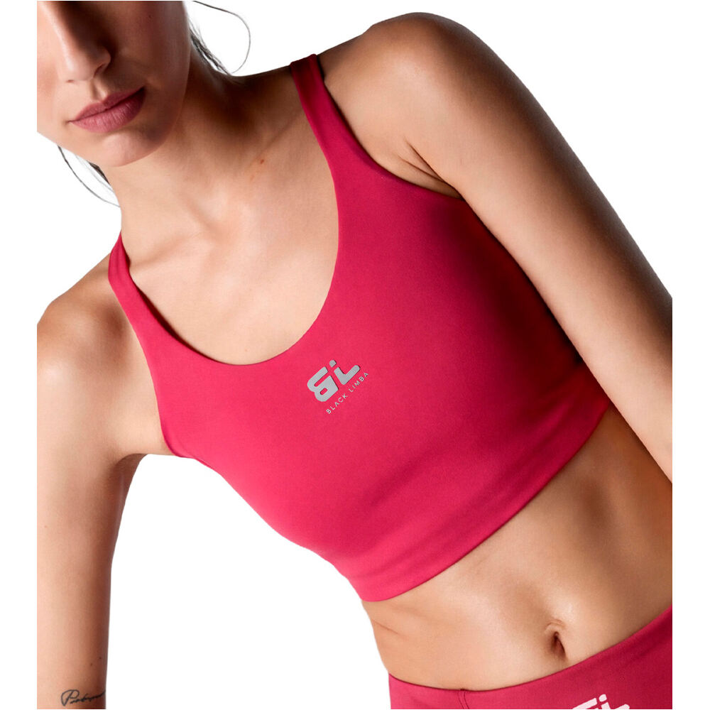 Black Limba sujetadores deportivos Sprint vista frontal