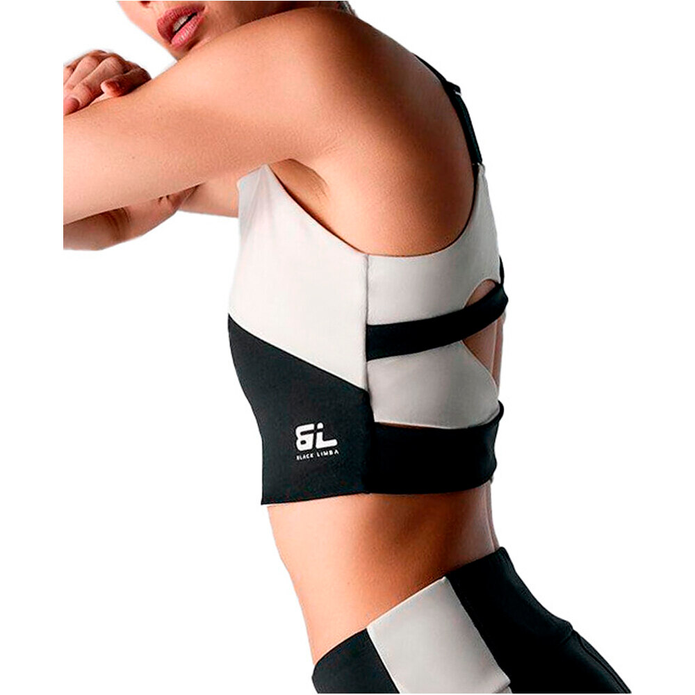 Black Limba sujetadores deportivos Top deportivo Boldfit vista detalle