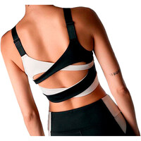 Black Limba sujetadores deportivos Top deportivo Boldfit vista trasera