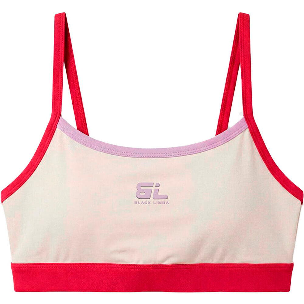 Black Limba sujetadores deportivos Top deportivo Sand vista detalle