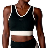 Black Limba sujetadores deportivos Torque Line vista frontal