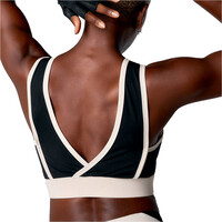 Black Limba sujetadores deportivos Torque Line vista trasera